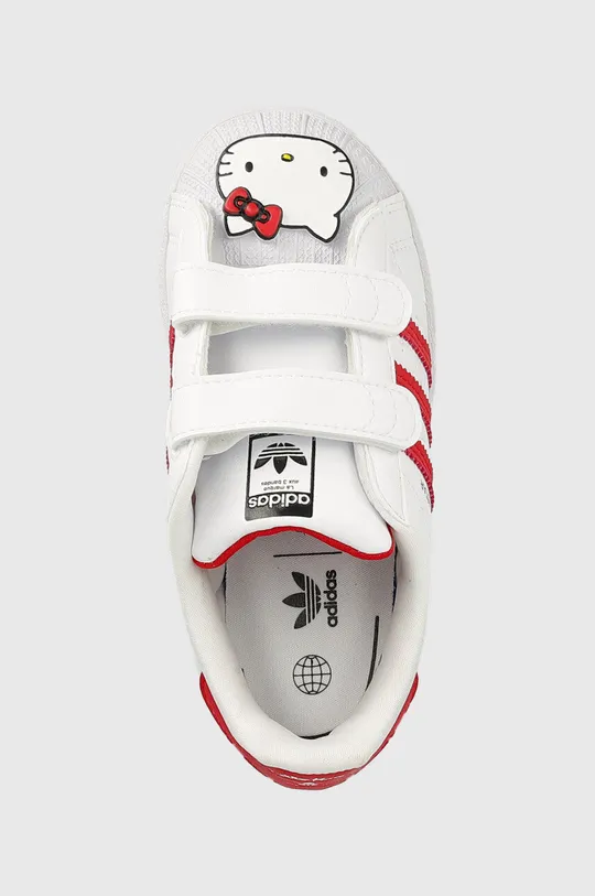 biały adidas Originals sneakersy dziecięce x Hello Kitty