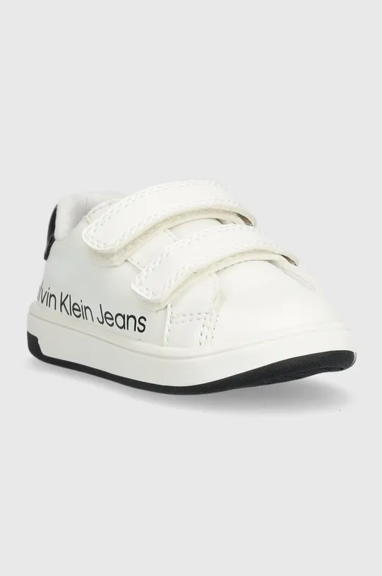Παιδικά αθλητικά παπούτσια Calvin Klein Jeans λευκό