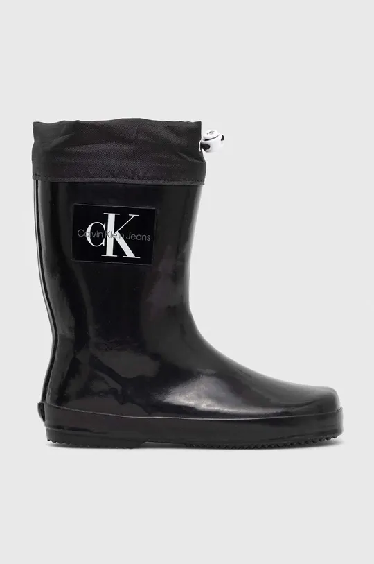 črna Otroški gumijasti škornji Calvin Klein Jeans Dekliški