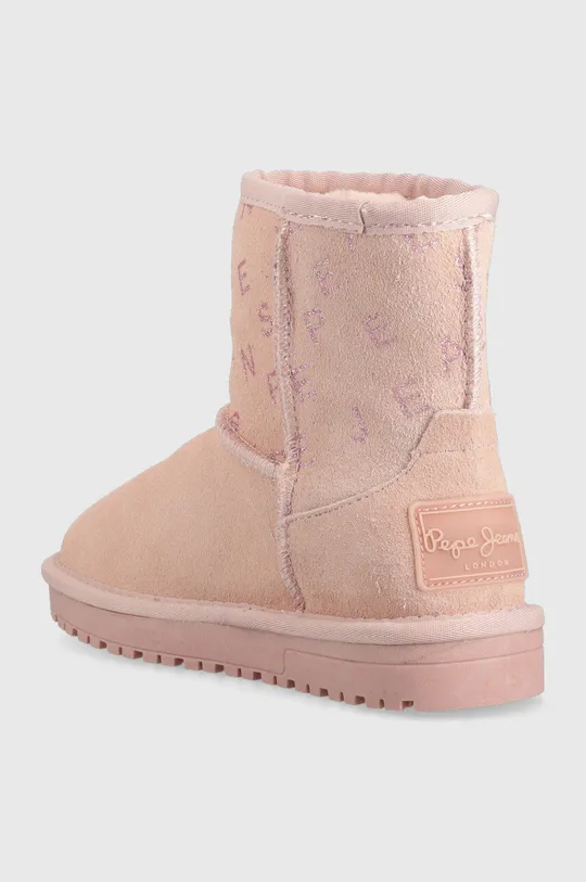 Dječje cipele za snijeg od brušene kože Pepe Jeans  Vanjski dio: Brušena koža Unutrašnji dio: Tekstilni materijal Potplat: Sintetički materijal