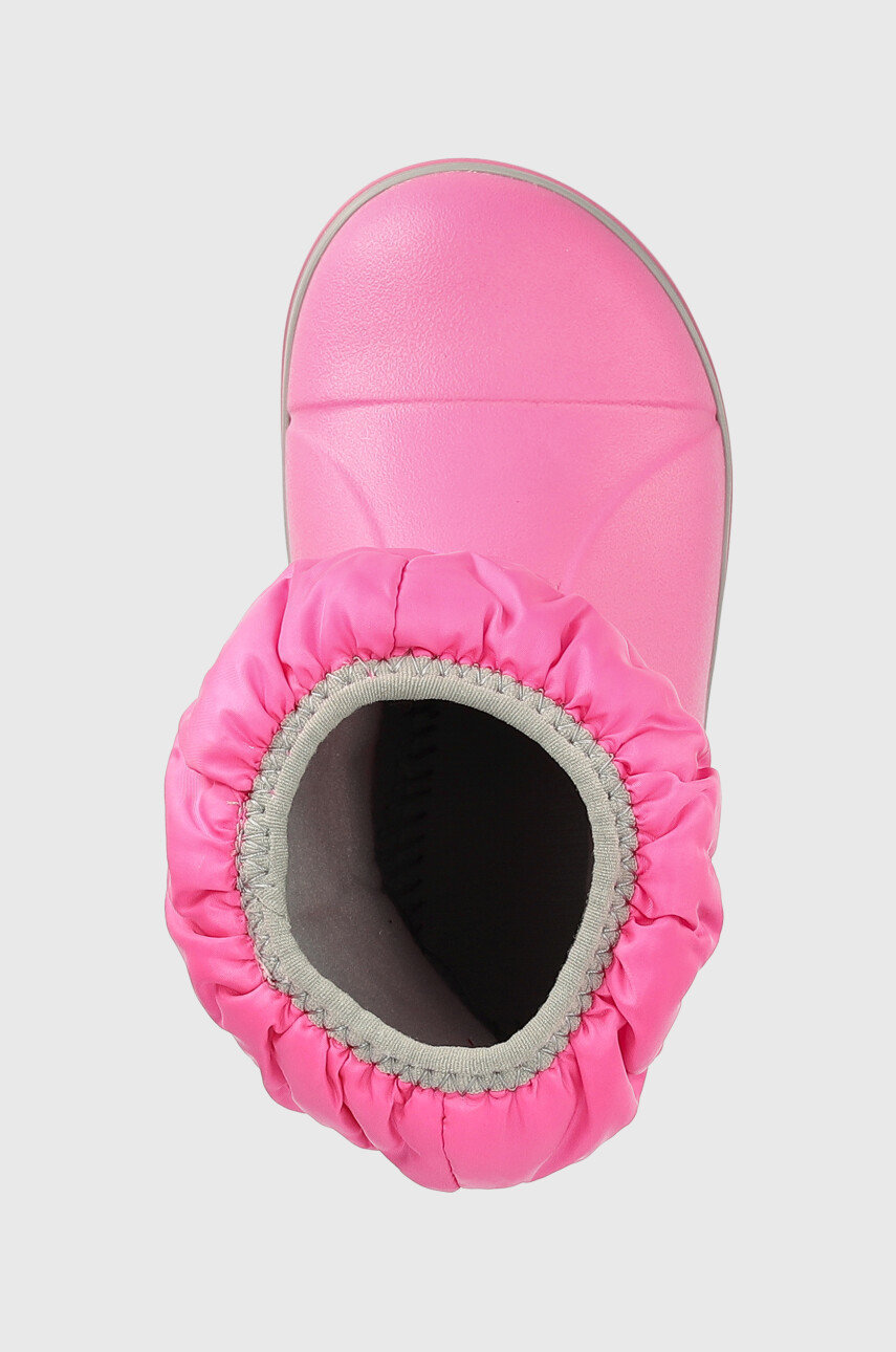 ostrá růžová Dětské sněhule Crocs Winter Puff Boot