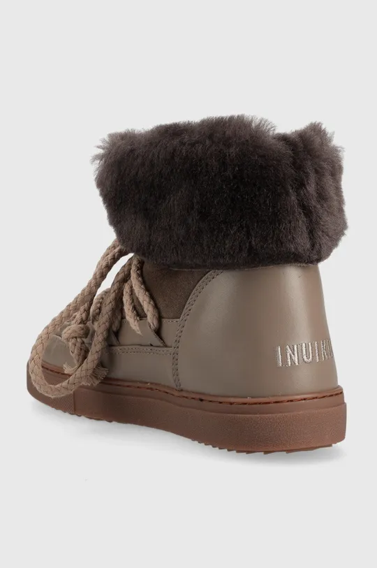 Dječje cipele za snijeg od brušene kože Inuikii  Vanjski dio: Prirodna koža, Brušena koža Unutrašnji dio: Vuna Potplat: Sintetički materijal