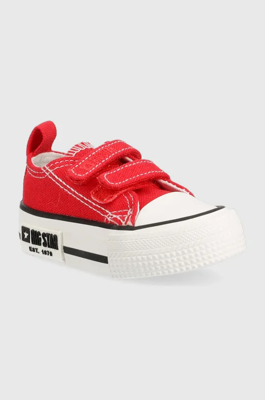Παιδικά πάνινα παπούτσια Big Star κόκκινο