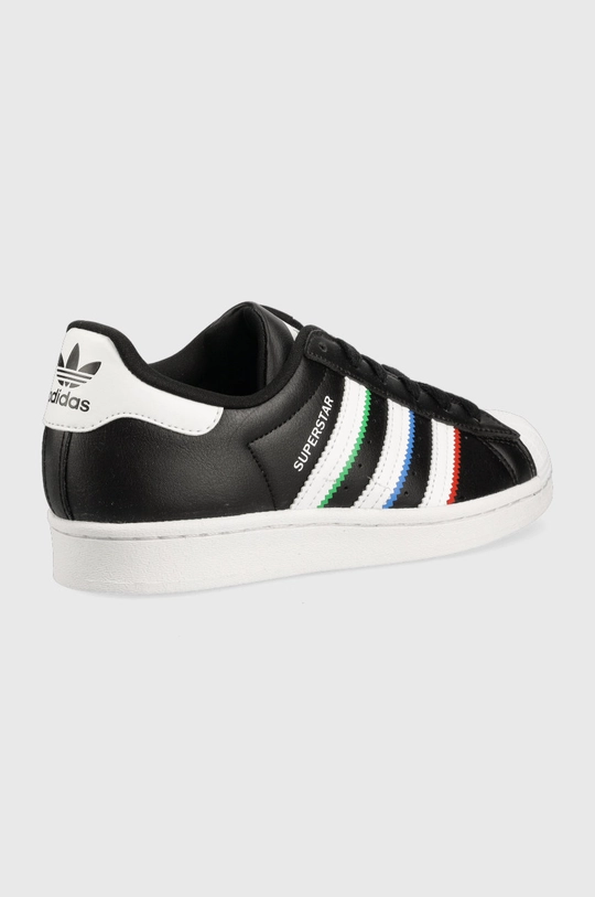 Παιδικά αθλητικά παπούτσια adidas Originals Superstar J μαύρο