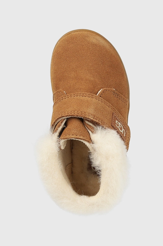 коричневый Детские замшевые сапоги UGG Nolen