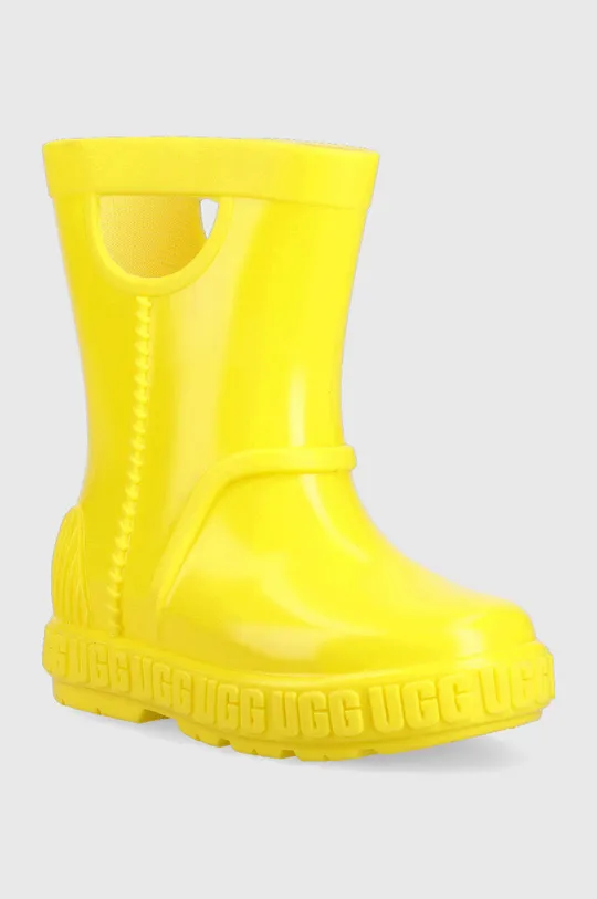 Дитячі гумові чоботи UGG жовтий