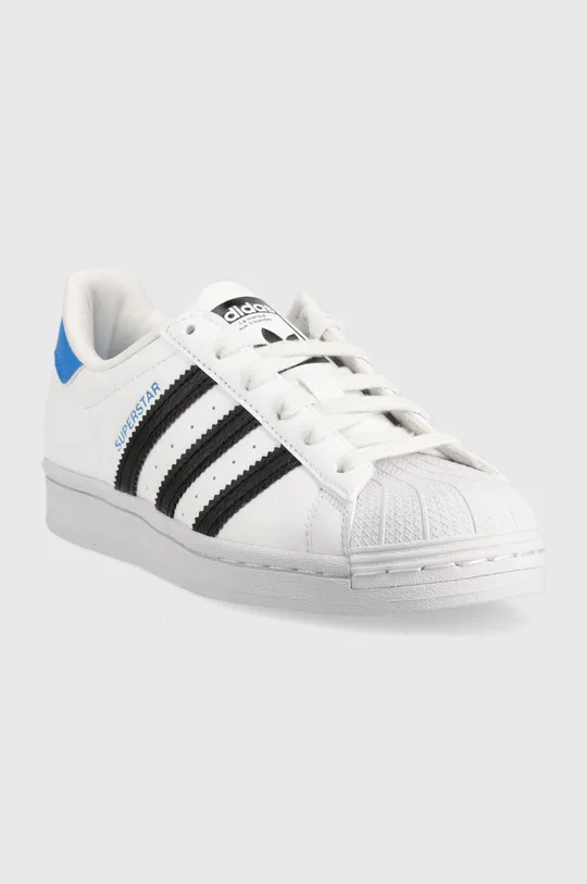 Παιδικά αθλητικά παπούτσια adidas Originals Superstar J λευκό