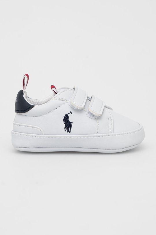 alb Polo Ralph Lauren pantofi pentru bebelusi De copii