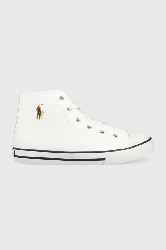 λευκό Παιδικά δερμάτινα πάνινα παπούτσια Polo Ralph Lauren Παιδικά
