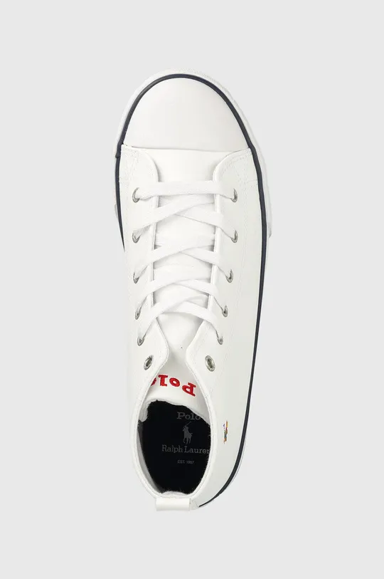 λευκό Παιδικά δερμάτινα πάνινα παπούτσια Polo Ralph Lauren