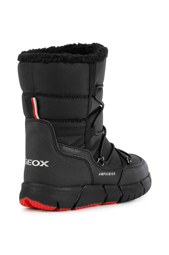 czarny Geox buty zimowe dziecięce
