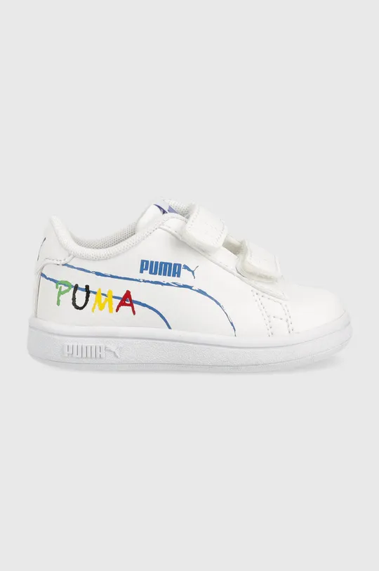 λευκό Παιδικά αθλητικά παπούτσια Puma Smash V2 Home Schoo Παιδικά