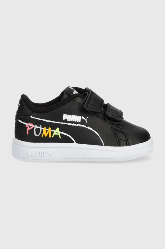 μαύρο Παιδικά αθλητικά παπούτσια Puma Smash V2 Home Schoo Παιδικά