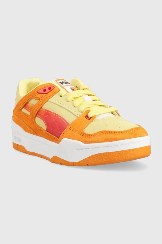 Παιδικά sneakers σουέτ Puma Slipstream x Pokemon πορτοκαλί
