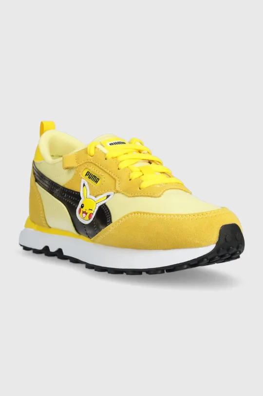 Παιδικά αθλητικά παπούτσια Puma κίτρινο