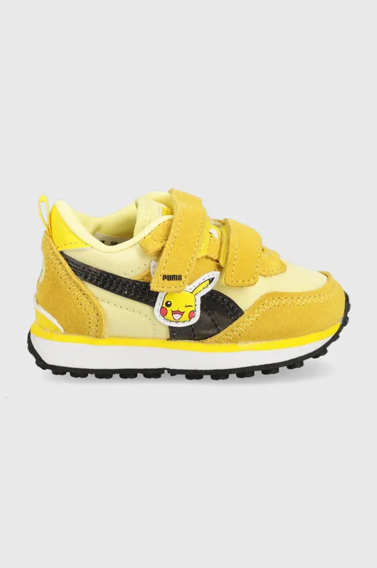 żółty Puma sneakersy dziecięce Rider FV PIkachu x Pokemon Dziecięcy