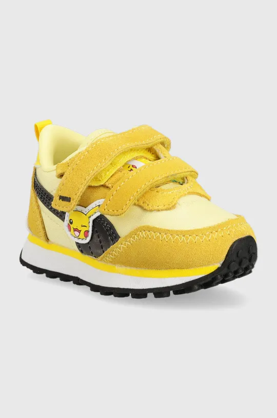 Παιδικά αθλητικά παπούτσια Puma Rider FV PIkachu x Pokemon κίτρινο