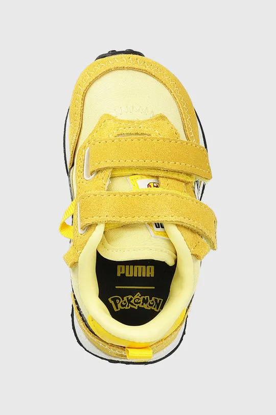 żółty Puma sneakersy dziecięce Rider FV PIkachu x Pokemon