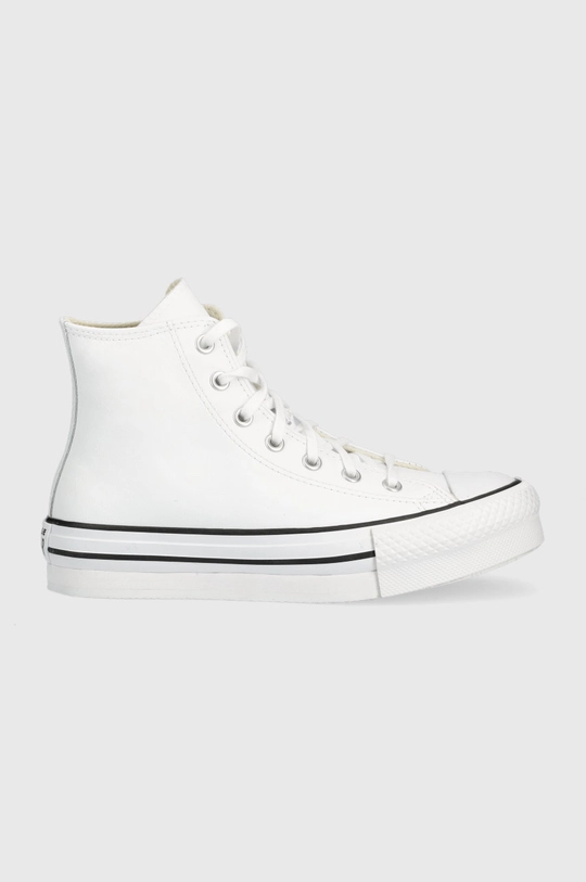 biały Converse trampki skórzane dziecięce Chuck Taylor All Star EVA Lift Dziecięcy