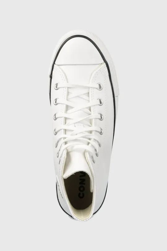 λευκό Παιδικά δερμάτινα πάνινα παπούτσια Converse Chuck Taylor All Star Eva Lift
