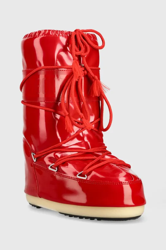 Παιδικές μπότες χιονιού Moon Boot κόκκινο