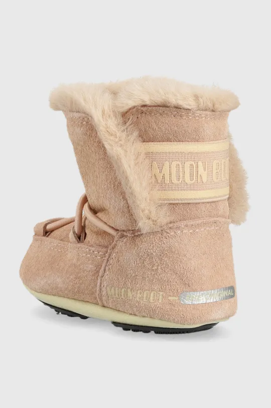 Dječje cipele za snijeg od brušene kože Moon Boot Crib  Vanjski dio: Brušena koža Unutrašnji dio: Tekstilni materijal Potplat: Sintetički materijal