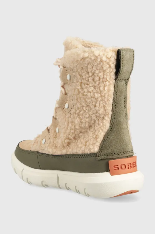 Παιδικές χειμερινές μπότες Sorel Πάνω μέρος: Υφαντικό υλικό, Επικαλυμμένο δέρμα Εσωτερικό: Υφαντικό υλικό Σόλα: Συνθετικό ύφασμα