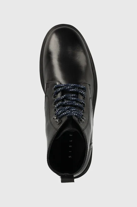 чёрный Кожаные ботинки Sisley