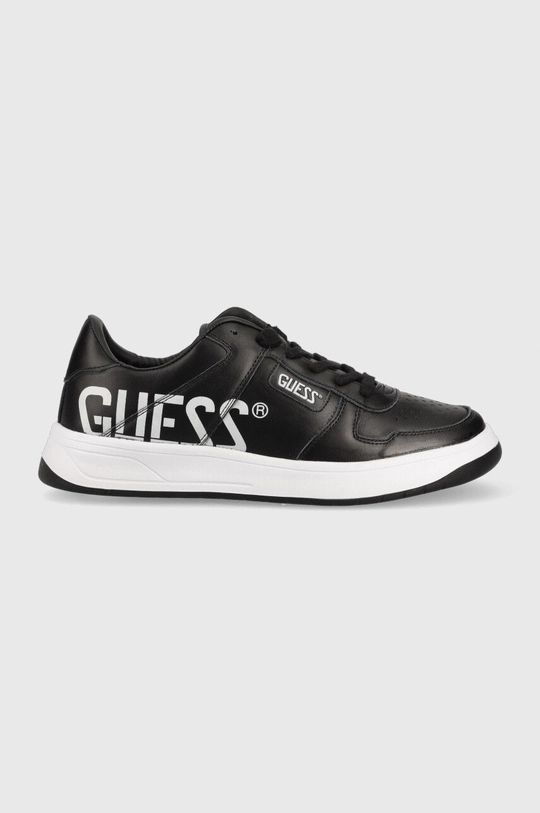 czarny Guess sneakersy skórzane Ponte Męski