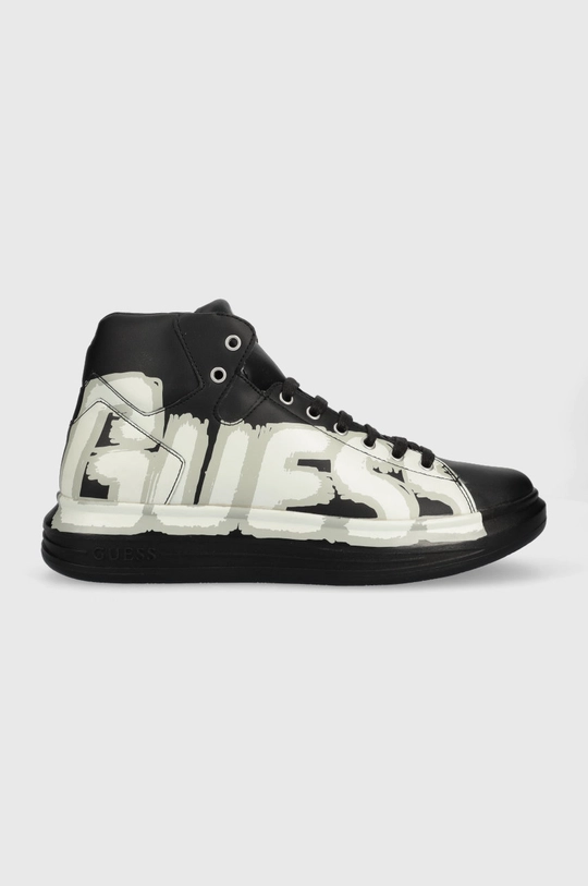 czarny Guess sneakersy Vibo Mid Męski