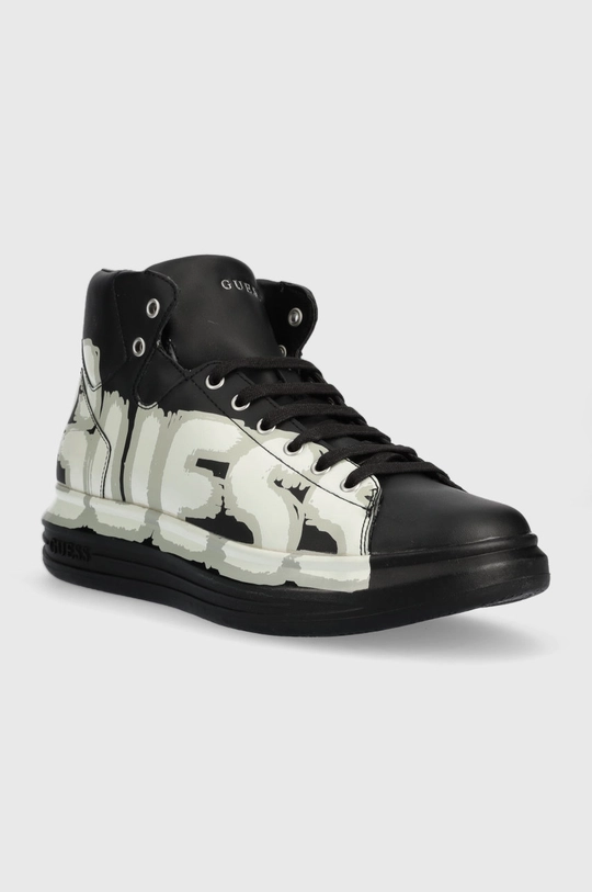 Guess sneakersy Vibo Mid czarny