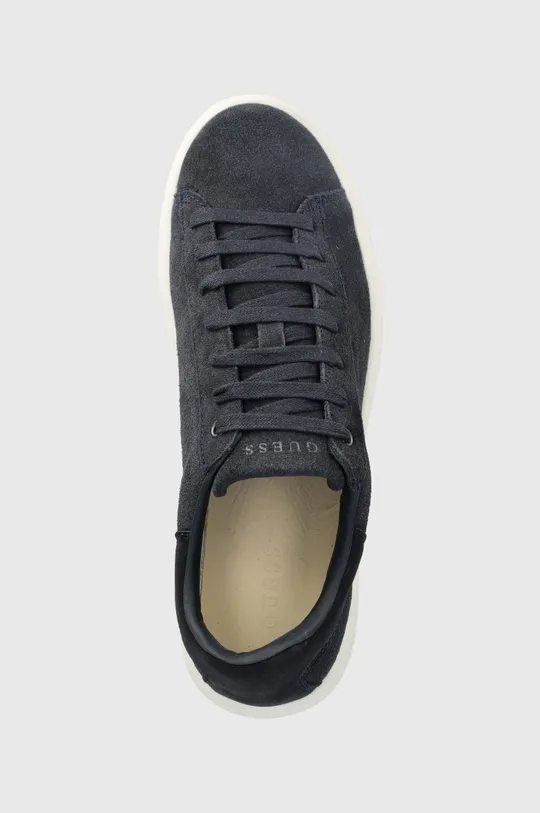 σκούρο μπλε Δερμάτινα αθλητικά παπούτσια Guess Vibo