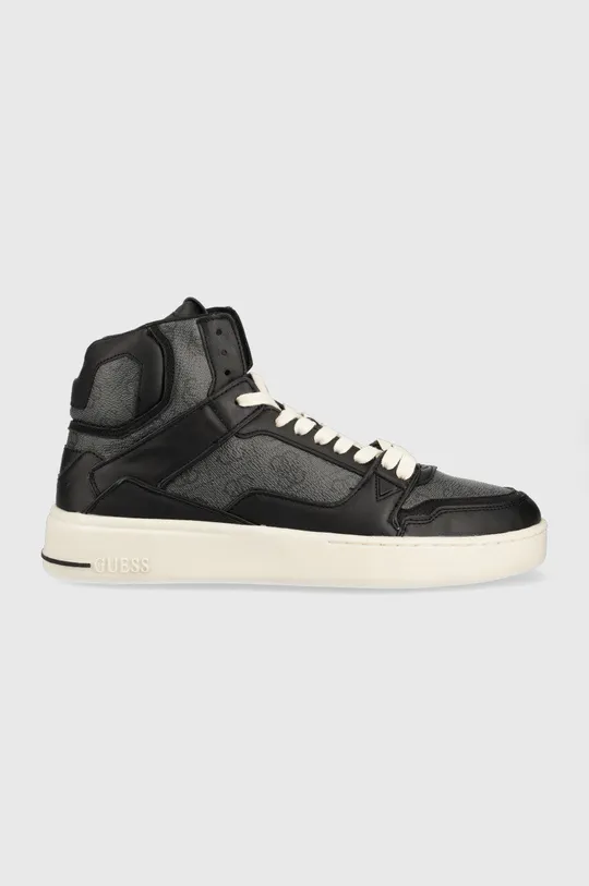 czarny Guess sneakersy Verona Basket Mid Męski