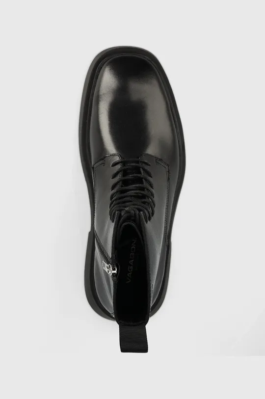 fekete Vagabond Shoemakers bőr cipő Mike