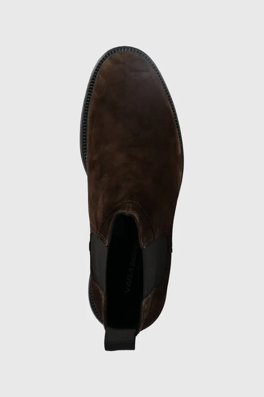 barna Vagabond Shoemakers magasszárú cipő velúrból Alina