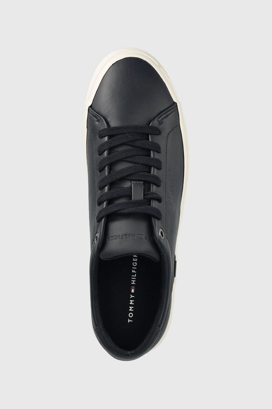 tmavomodrá Kožené tenisky Tommy Hilfiger Modern Vulc Corporate