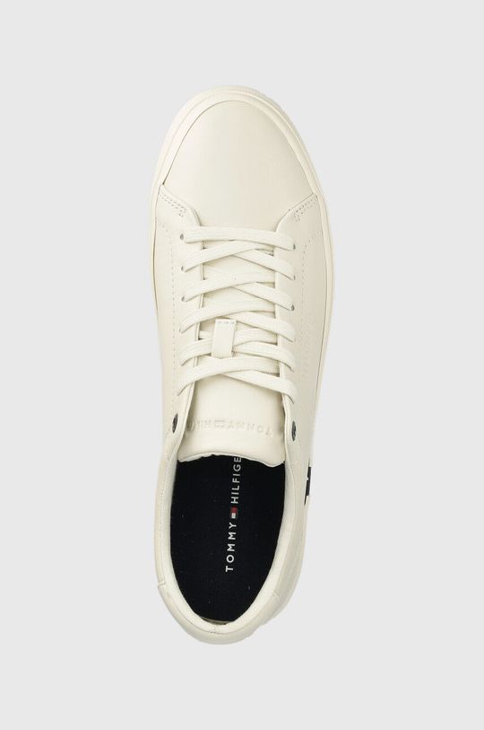 biały Tommy Hilfiger sneakersy skórzane Modern Vulc Corporate