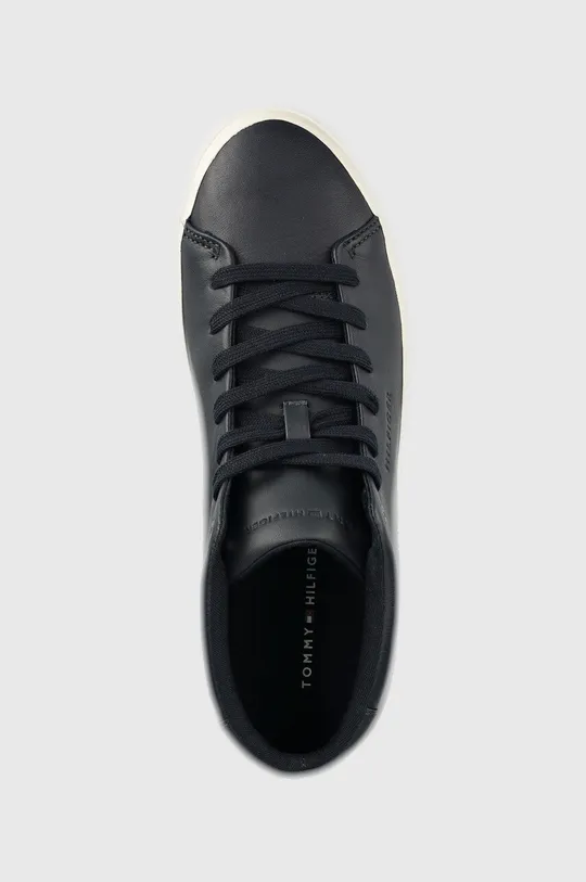 sötétkék Tommy Hilfiger bőr sportcipő High Modern Vulc