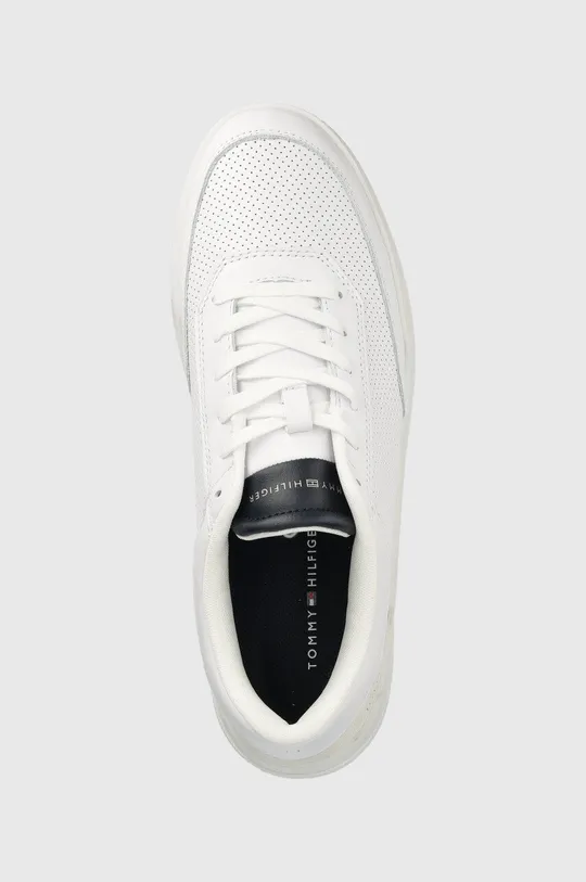 λευκό Δερμάτινα αθλητικά παπούτσια Tommy Hilfiger Elevated Cupsole Perf