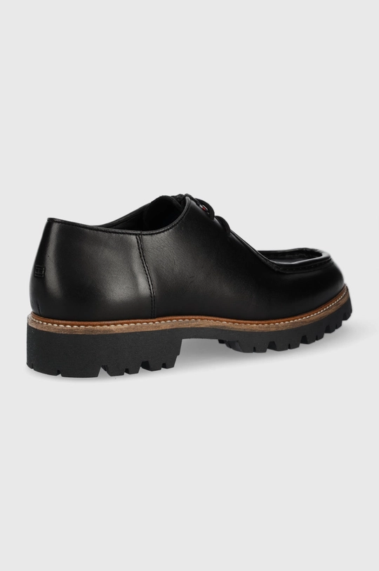 Tommy Hilfiger półbuty skórzane Fashion Wallabee Shoe czarny