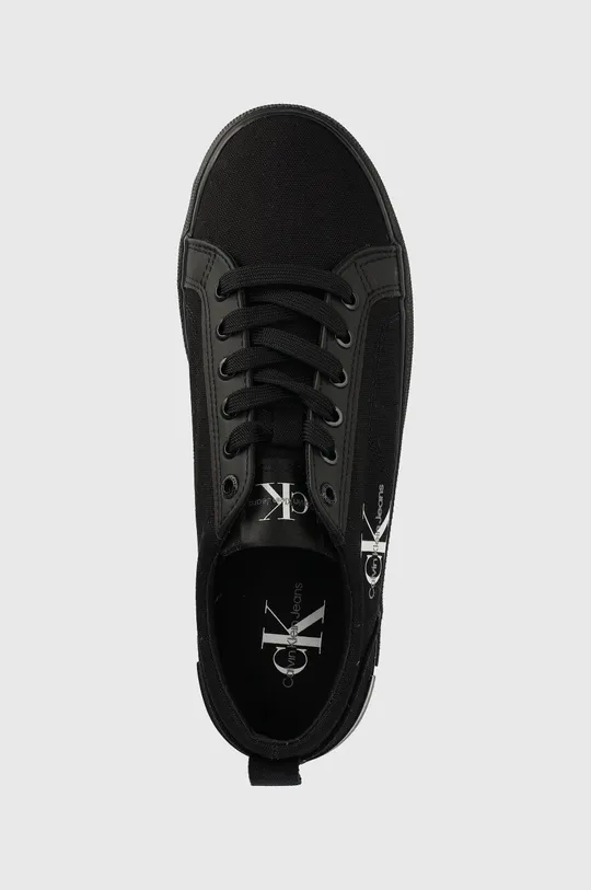 μαύρο Πάνινα παπούτσια Calvin Klein Jeans New Vulcanized Laceup