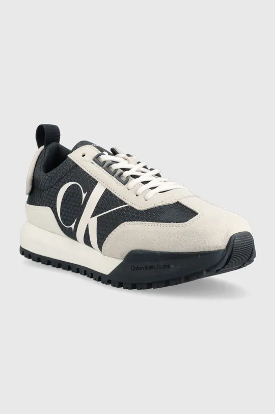 Tenisky Calvin Klein Jeans New Retro Runner Laceup tmavomodrá