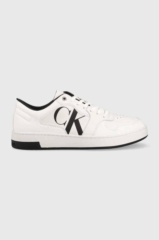 biela Tenisky Calvin Klein Jeans Cupsole Laceup Basket Low Pánsky