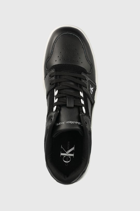 czarny Calvin Klein Jeans sneakersy Cupsole Laceup Basket Low YM0YM00429.BDS
