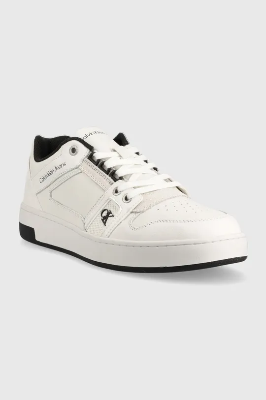 Calvin Klein Jeans sneakersy Cupsole Laceup Basket Low YM0YM00429.YAF biały