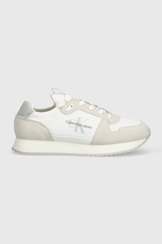 Calvin Klein Jeans sneakers Runner Sock Laceup bianco