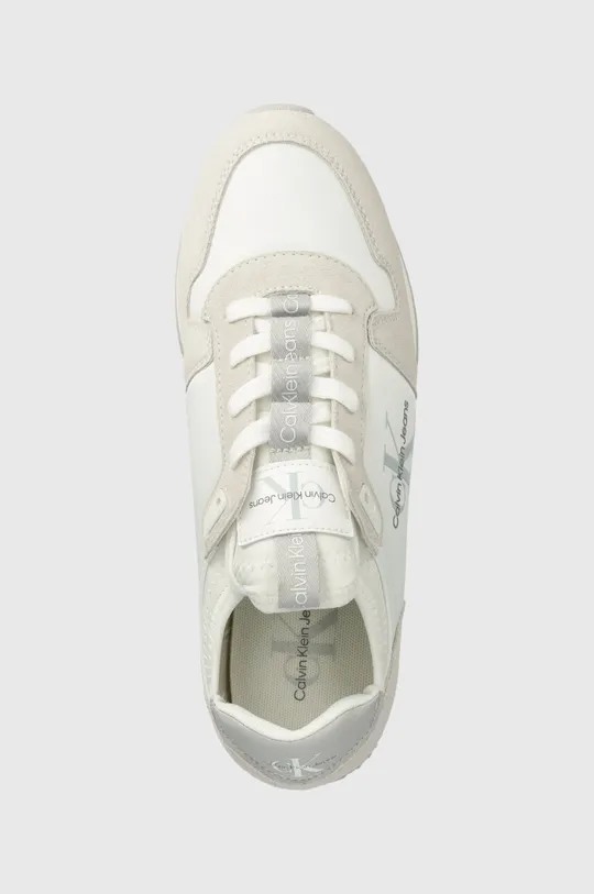 λευκό Αθλητικά Calvin Klein Jeans Runner Sock Laceup RUNNER SOCK LACE UP