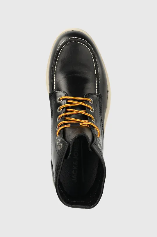 μαύρο Δερμάτινα παπούτσια Jack & Jones Darwin