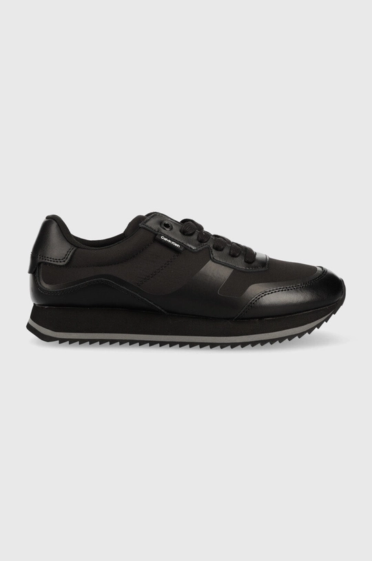 čierna Tenisky Calvin Klein Low Top Lace Up Pánsky