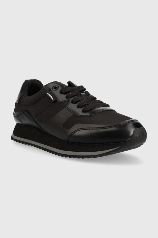 Calvin Klein sneakersy LOW TOP LACE UP czarny